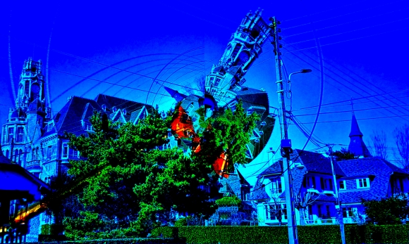 Le clocher et le beffroi